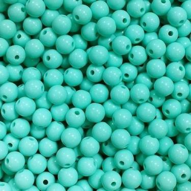 Imagem de BOLINHA DE RESINA Nº 06 (20 G) - LADEIRA BIJUTERIAS, Verde água médio