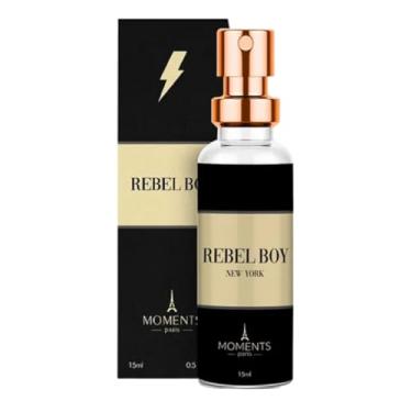 Imagem de Perfume Masculino Rebel Boy de Bolso Moments Paris - 15 ml