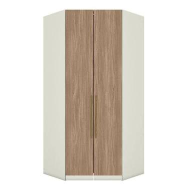 Imagem de Armário de Canto Closet 2 Portas Predileto Areia Jequitibá - Henn