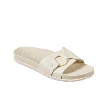 Imagem de Reef Sandália feminina Soho Cruz Slide Cushion, Whisper White, 39