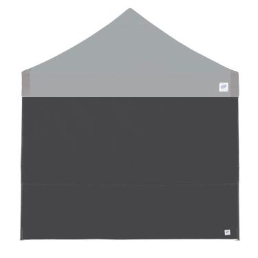 Imagem de E-Z UP Parede lateral única, serve para perna reta de 3 m, acessório de clipe de treliça, cinza