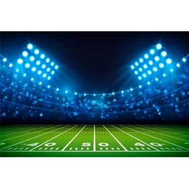 Imagem de Painel de Lona Futebol Americano Estádio - Fabrika de Festa, 150x100cm