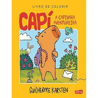 Imagem de Capi, A Capivara Aventureira - Um Livro Interativo Para Colorir E Criar Historias