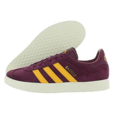 Imagem de adidas Gazelle ADV – Tênis masculino/unissex – Preto/branco/dourado Tamanho 47, 36