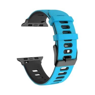 Imagem de Pulseira De Silicone Para Apple Watch De 44mm 40mm 49mm 45mm 41mm 38-4