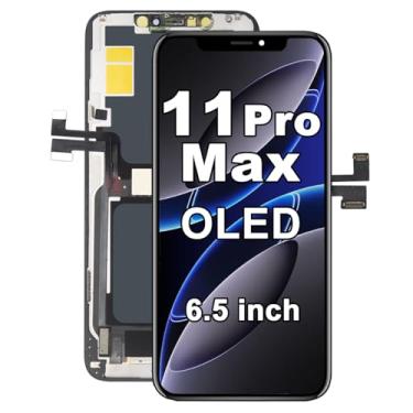 Imagem de Tela de substituição para iPhone 11 Pro de 5,8 polegadas, LCD 3D Touch Display Digitalizador Assembléia com ferramentas de reparo - Modelo A2160, A2217, A2215 (sem ferramenta - para iPhone 11 Pro Max
