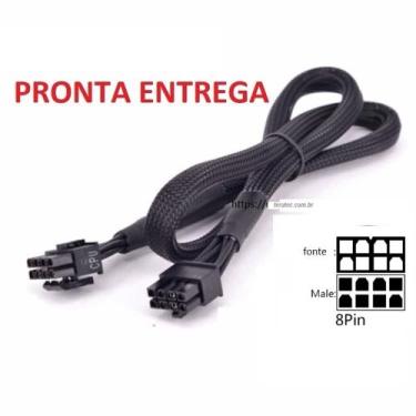 Imagem de Cabo Modular Cpu 8 Pinos 4 + 4 Pinos Eps Placa Mãe Corsair/xpg/outros