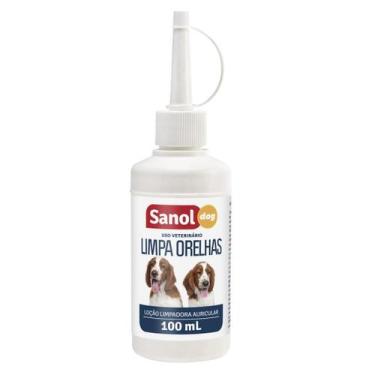 Imagem de Limpa orelhas 100ml sanol dog