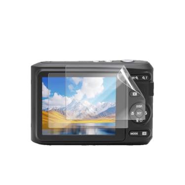 Imagem de YAJOJO Pacote com 2 protetores de tela para Kodak Pixpro FZ45 - Película PET macia para câmera digital Kodak Pixpro FZ45, antiarranhões, antiimpressões digitais, película transparente HD