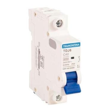 Imagem de Disjuntor uni 40a bco din 6ka tram - TRAMONTINA
