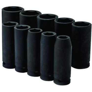 Imagem de Chave Soquete 1/2 - 10-24 Mm Jg Impacto 11 Pç