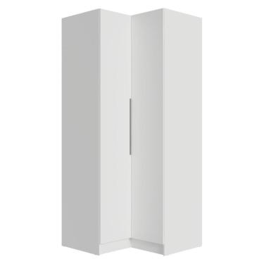 Imagem de Guarda-roupa Modulado De Canto 2 Portas Branco Neo Madesa