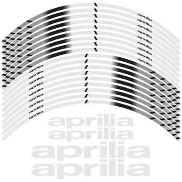 Imagem de Friso Adesivo Refletivo Aprilia - Adesivo de Alta Durabilidade - Cromo