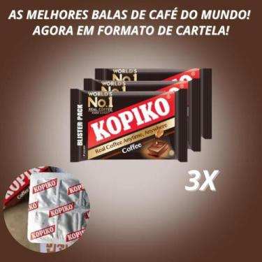 Imagem de Bala de cartela kopiko - café 32g 3 un