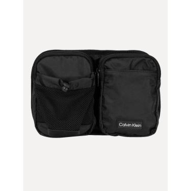 Imagem de Pochete Calvin Klein Swimwear Masculina Logo Preta-Masculino