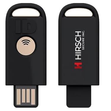 Imagem de Chave de segurança Hirsch Secure uTrust FIDO2 Gov FIPS 140-3 validada NFC e USB (Tipo A)