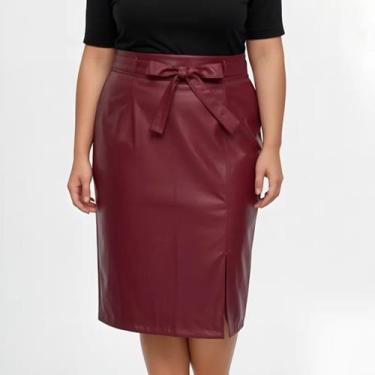 Imagem de Saia material sintético Evangélica Com Lacinho Plus Size 46 / 48 - LOO