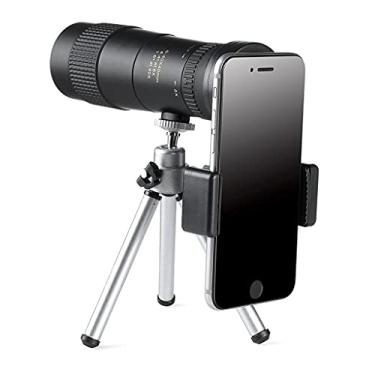 Imagem de Telescópio monocular compacto retrátil de 8 a 40 x 40, à prova d'água, vidro ED profissional com clipe para tripé