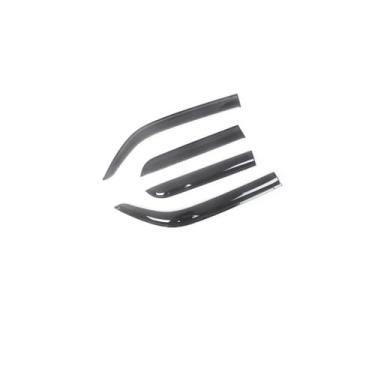 Imagem de GRJQRKHZ Defletor de janela lateral de carro para S&ubaru Impreza 2002-2008 Weathershied viseira de porta vento sol proteção chuva janela lateral defletores de vento