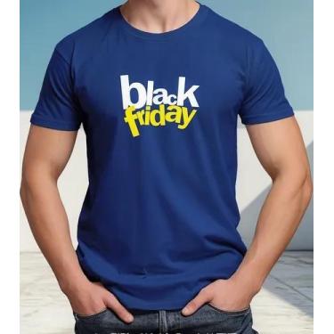 Imagem de Camiseta Camisa Algodão Adulto Feminina Masculina Black Friday Para lo