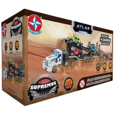 Imagem de Carreta Caminhão Cegonha de Controle Remoto Supremus Atlas Estrela