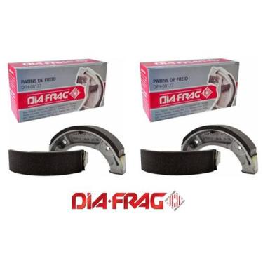 Imagem de Sapatas De Freio Ybr 125 2000-200/8 Sob Medida 0.50 Diafrag