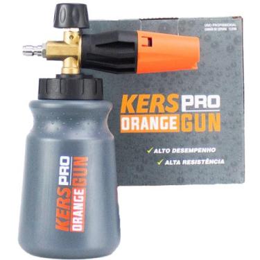 Imagem de Canhão de Espuma Pro Orange Gun 1L KERS - Ferramenta de Limpeza Automo