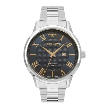 Imagem de Relógio Technos Masculino Ref: 2115ncl/1p Classic Prateado