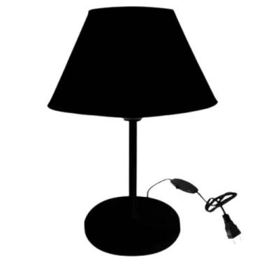 Imagem de Abajur Cúpula Injetada Luminária de Mesa para Escritório Quarto Recepç