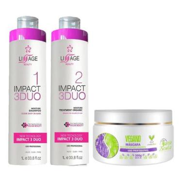 Imagem de Kit Lissage Impact 3Duo Alisamento Capilar Selafix