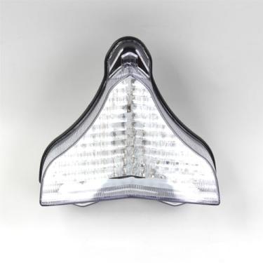 Imagem de Lanterna traseira de LED transparente Arashi para Yamaha YZF R1 2009-2011, luz traseira de freio de seta, acessórios de substituição integrados para motocicleta