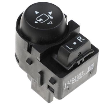 Imagem de Interruptor de Botão de Controlo Preto do Espelho Elétrico Compatível com para Opel Astra 23301469