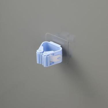 Imagem de Pacote com 3 adesivos para esfregão e vassoura, suporte de parede, lavanderia, garagem, armazenamento, cozinha, jardim, organizador de ferramentas