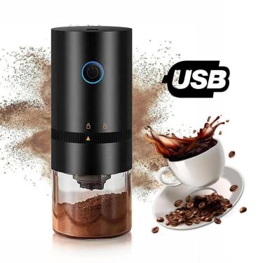 Imagem de Moedor De Café Elétrico Portátil Recarregável Usb