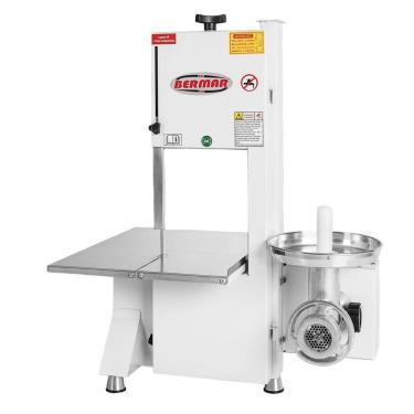 Imagem de Serra Fita de Bancada Bermar 1,74m Branca com Moedor Boca 8 BM-104 Bivolt