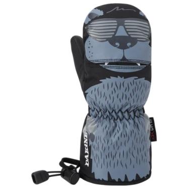 Imagem de Dakine Luvas Scrambler para bebês - preta/pedra de pederneira, média