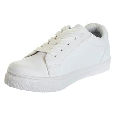 Imagem de French Toast Tênis unissex infantil para meninos e meninas, atlético, casual, uniforme escolar, mocassim Oxford de lona, Branco-2, 15