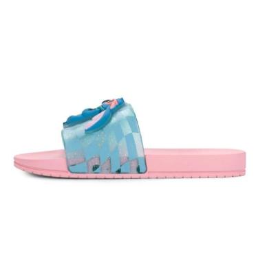 Imagem de Chinelo Grendene Stitch Mania Calce Facil, 28, Rosa, Azul