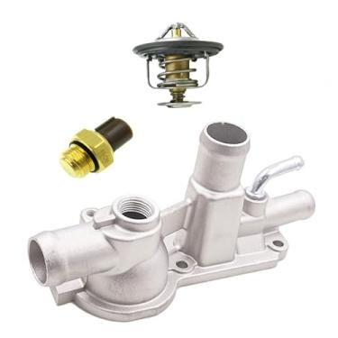 Imagem de HWATPS 19315PWA020 Conjunto de caixa de termostato 19315-PWA-020 Adequado para Honda CITY 4ª geração 2003-2006 CITY ZX 4ª geração F/L 2006-09