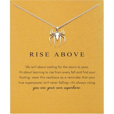 Imagem de Colar de prata delicado para mulheres – Colar de cruz celta com cavalo de Jesus Ankh para mulheres, presentes cristãos de aranha delicados para amigas irmãs mãe, aniversário, Natal, Dia das Mães