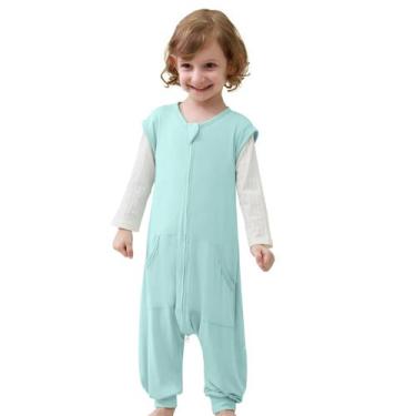 Imagem de Saco de dormir infantil com pernas HOMEAL 2T-3T 0.5 Tog Sage