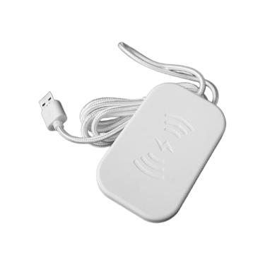 Imagem de Generic Base transmissora apenas, acessório para bomba sem fio para reparo de bebedouros de água para cães (faça você mesmo), pequena, branca, para bomba de