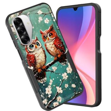 Imagem de CICPLKSE Capa para Galaxy A17 5G, camada dupla, híbrida, à prova de choque, rígida, policarbonato macio, TPU (poliuretano termoplástico), capa protetora para Samsung Galaxy A17 5G 6,7 polegadas 2025