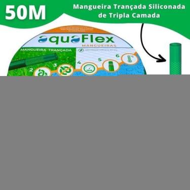 Imagem de Mangueira AquaFlex Verde 50 Metros - PVC Siliconado