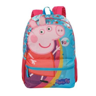 Imagem de Mochila Peppa Plus M Infantil 11L - Altura 35cm - Peso 0,4kg - Sestini