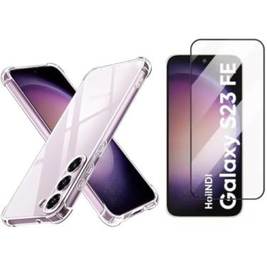 Imagem de Capa Capinha Case + Película de Vidro 3D para Samsung Galaxy S23 FE