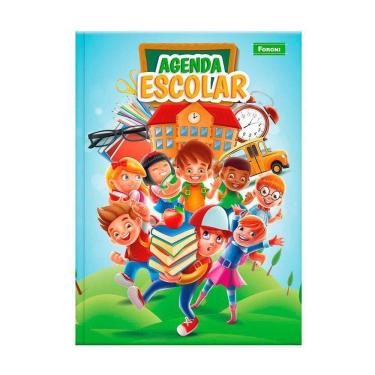 Imagem de Agenda Escolar Permanente Capa Dura 96Fls
