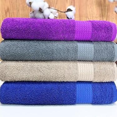 Imagem de Toalha de Banho Banhão Premium 100% Algodão Felpuda e Alta Absorção – Toalha Grande e Macia (1 TOALHA SORTIDA)