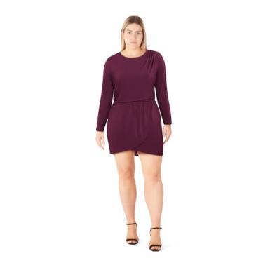 Imagem de City Chic Vestido feminino plus size - Emory, Roxa, 25 Plus Size