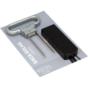 Imagem de Saca-rolha Boccati Duas Lâminas Pinça Gourmet Garrafa Vinho Cor:prata